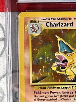 CGC 8 1999 POKEMON TCG CHARIZARD Base Set Unlimited 4/102 PSA BGS Subgrades 2002 - Image 3