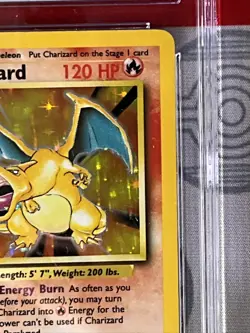 CGC 8 1999 POKEMON TCG CHARIZARD Base Set Unlimited 4/102 PSA BGS Subgrades 2002 - Image 4