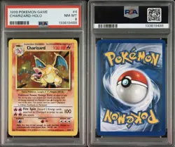 1999 Pokemon TCG Charizard Holo Rare 4/102 PSA 8 - 🔥NEW CERT🔥 - Image 3