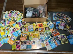 Huge Box Pokemon Card Collection Lot Full Arts Holos TCG Vintage Tomy Figures - Image 4