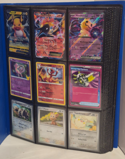 Pokemon Huge Lot Of Card Binder Collection 350+ Cards W/ 63 Holos Plus More - Image 4