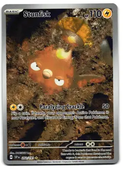 Stunfisk 202/191 - Surging Sparks Illustration Rare Pokemon TCG - M/LP Card - Image 1