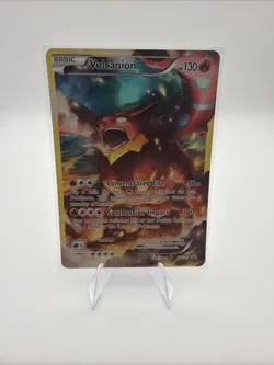 Pokemon Card TCG - Volcanion XY185 Black Star Promo XY Promos Near Mint - Image 1