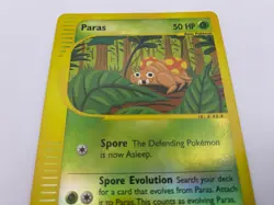 Pokemon Card - Reverse-Holo Paras 99/147 Aquapolis *LP* e-Card Common - Image 3