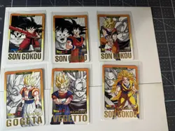 RARE - COMPLETE SET - 1996 Dragon Ball Z Hondan Carddass Part 28 + UNRIPPED CARD - Image 2