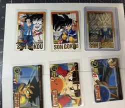 RARE - COMPLETE SET - 1996 Dragon Ball Z Hondan Carddass Part 28 + UNRIPPED CARD - Image 4