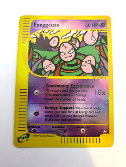 Pokemon Card - Reverse-Holo Exeggcute 77/147 Aquapolis *MP* e-Card Common - Image 1