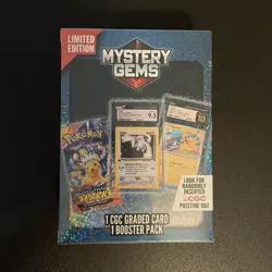 Pokemon Mystery Gems 1 CGC Graded Card & Booster Pack 2025 Limited Edition - Image 1