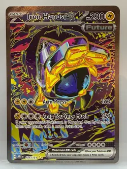Pokemon Iron Hands EX Sir 154/131 Prismatic Evolutions TCG Card - Image 1