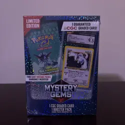Pokemon Mystery Gems 1 CGC Graded Card & Booster Pack 2025 Limited Edition - Image 2