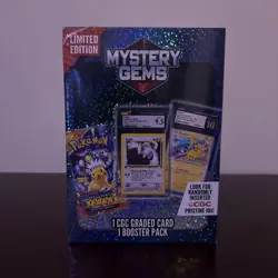 Pokemon Mystery Gems 1 CGC Graded Card & Booster Pack 2025 Limited Edition - Image 3