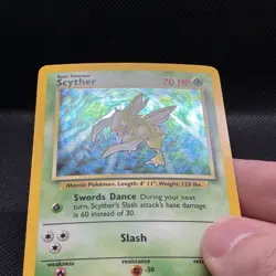 (NM) *No Symbol* Scyther #10/64 Holo 1999 Jungle Unlimited Vintage Pokemon Card - Image 4