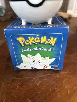 1999 Pokemon 23k Gold Plated Trading Card Togepi Pokeball Burger King Blue - Image 3