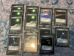 Decipher Star Trek CCG Tactic card lot Attack Wing Bajoran Phaser Banks - Image 1