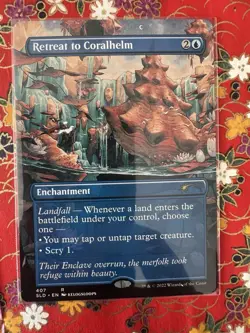 Retreat to Coralhelm (Borderless) Secret Lair Drop Regular - Image 1
