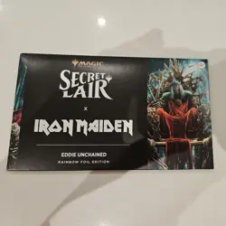 MTG Secret Lair x Iron Maiden - Eddie Unchained Rainbow Foil​ Edition - Image 1
