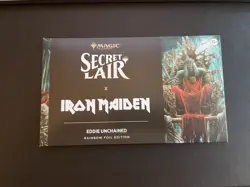 MTG Magic Secret Lair x Iron Maiden Eddie Unchained RAINBOW FOIL Edition SEALED - Image 2