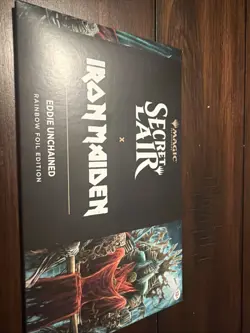 MTG x Iron Maiden: Eddie Unchained Secret Lair Rainbow Foil Edition Sealed - Image 1