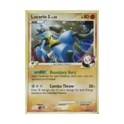 Pokemon Rising Rivals Lucario GL (HR) #8 (Holo) Fair - Image 1