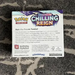 Pokemon TCG Sword Shield Chilling Reign Booster Box Factory Sealed - Image 3