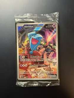 SEALED Pokemon Team Rocket's Wobbuffet 203 Destined Rivals ETB Black Star Promo - Image 1