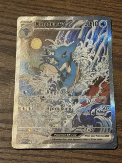 Pokemon Kingdra ex 131 Black Star Promo Holo Full Art Scarlet & Violet 2024 M/NM - Image 1