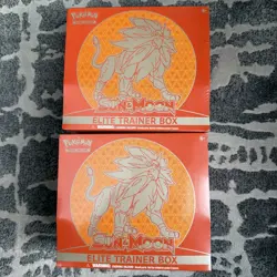 Lot Of 2 - Pokemon TCG Sun & Moon Elite Trainer Boxes ETB Solgaleo Sealed - Image 1