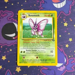 Venomoth - 29/64 Jungle - Pokemon TCG - 1999 NM - Image 1