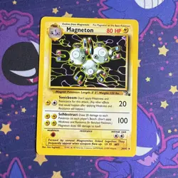 Pokemon TCG Fossil Magneton 26/62 Unlimited Rare Ungraded LP/NM WOTC Pokemon - Image 1