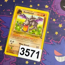 Pokemon TCG - Aerodactyl 16/62 - Rare Unlimited - Fossil Unlimited LP/mp - Image 5