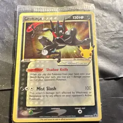 Pokemon Greninja gold star promo ⭐ still factory sealed - Image 1