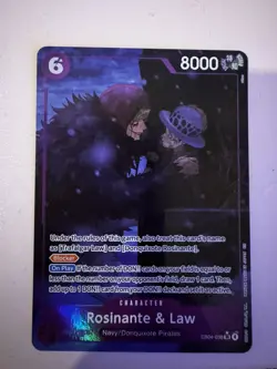 One Piece CCG TCG Rosinante & Law EB04-038 Alternative Art English - Image 1