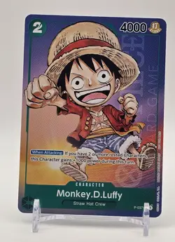One Piece TCG - Promo - Monkey D. Luffy P-037 - English - Image 1