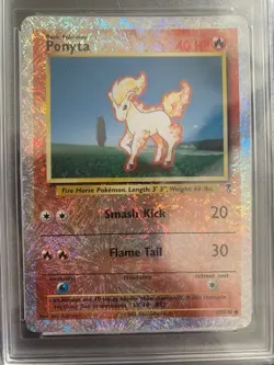 Pokemon Card Ponyta Reverse Holo 87/110 Legendary Collection 2002 MGC 8 - Image 2
