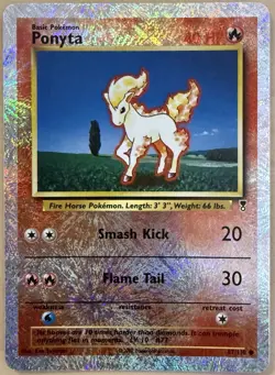 Ponyta 87/110 Legendary Collection Reverse Holo Pokemon Card Vintage WOTC - Image 1