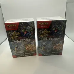 POKEMON TCG: SCARLET AND VIOLET - STELLAR CROWN BOOSTER BUNDLE LOT ( 2 BOXES) - Image 1