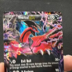 Yveltal EX XY08 Ultra Rare Black Star Promo Pokemon Card English - Image 2