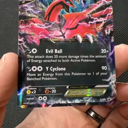 Yveltal EX XY08 Ultra Rare Black Star Promo Pokemon Card English - Image 3