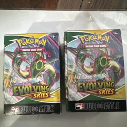POKEMON : EVOLVING SKIES BUILD & BATTLE 2021 EMPTY BOX TCG 0 CARDS/PACKS - Image 1