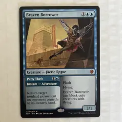 MTG 1x Brazen Borrower Throne of Eldraine Modern Magic the Gathering Card x1 - Image 1