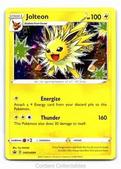 Jolteon SWSH094 - SWSH Black Star Promo - Pokemon Card - Near Mint - Image 1