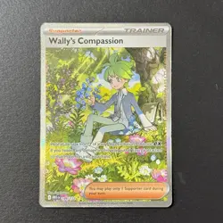Wally's Compassion Full Art SIR 186/132 Mega Evolution POKEMON NEAR MINT - Image 1