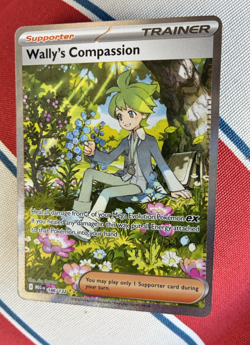 Wally's Compassion Alt Art, Pokemon Near Mint, Mega Evolution, SIR Rare, 186/132 - Image 1