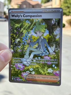 Wally's Compassion Alt Art, Pokemon Near Mint, Mega Evolution, SIR Rare, 186/132 - Image 2