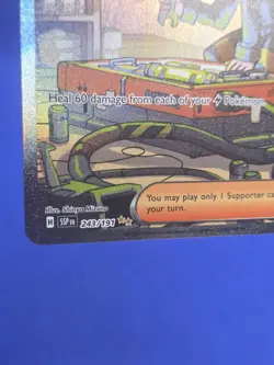 Pokemon Surging Sparks Clemont’s Quick Wit 243/191 Special Illustration Rare NM - Image 5
