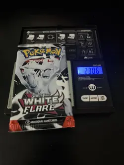Very Heavy 23.06g! Pokemon White Flare Booster Pack Sealed! God packU - Image 1