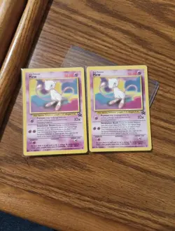 Mew 8 Promo Black Star Pokemon Card League 2000 WOTC Vintage 2x - Image 1