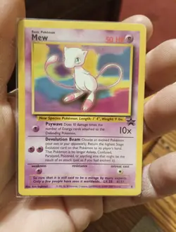 Mew 8 Promo Black Star Pokemon Card League 2000 WOTC Vintage 2x - Image 2