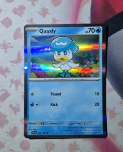 Pokemon Card - Quaxly - Holo Promo - Scarlet & Violet - 052/198 - Image 1