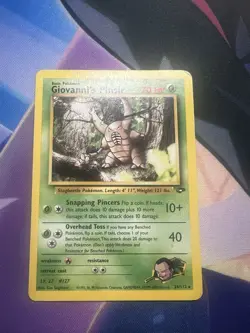 Pokemon TCG Unlimited Edition Giovanni's Pinsir 24/132 Gym Challenge - Image 1